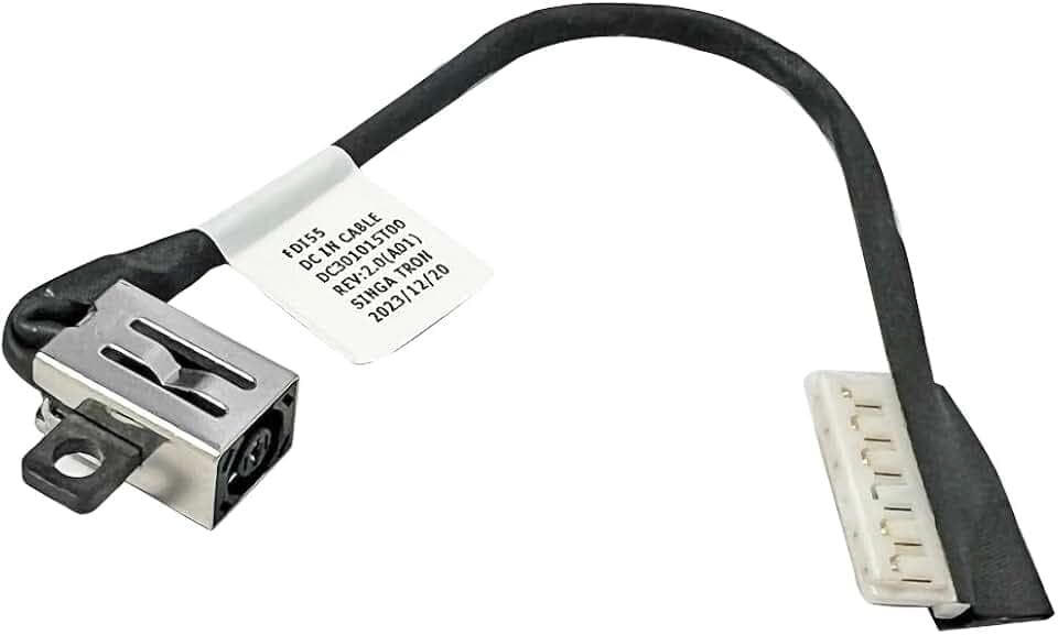 Gintai Cavo di Alimentazione DC per dell Latitude 5593 5594 Inspiron 3405 3501 3505 15 Vostro 3501 3500 DC301015Q00 DC301015T00 DC301012300 DC301016G00 DC301011R00 04VP7C 0228R6 DAL10