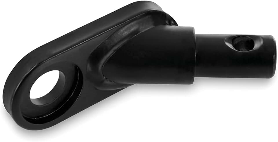 hauck Accoppiatore per Rimorchio Bici Bambini Dryk Duo, Dryk Duo Plus e Bike N Walk Duo - Gancio di Traino Bici Stabile e Resistente - Facile da Fissare alla Bicicletta - Metallo Nero