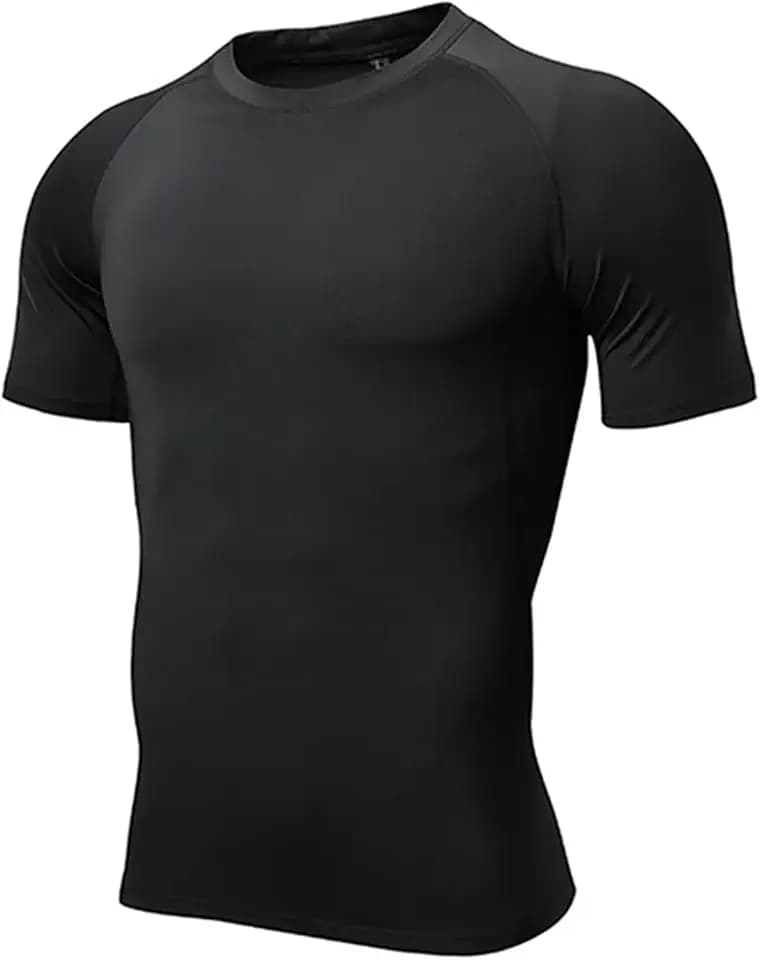 Maglietta Uomo, Maglia a Manica Corta Asciugatura Rapida Fitness T-Shirt da Sport per Corsa Palestra Fitness