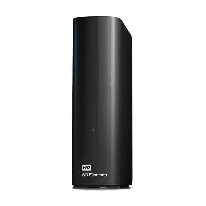 WD 18 TB Elements Hard Disk Esterno per Desktop, USB 3.1 Gen 1, Ideale per espandere facilmente lo spazio di archiviazione e conservare foto, musica, video e file importanti, Nero