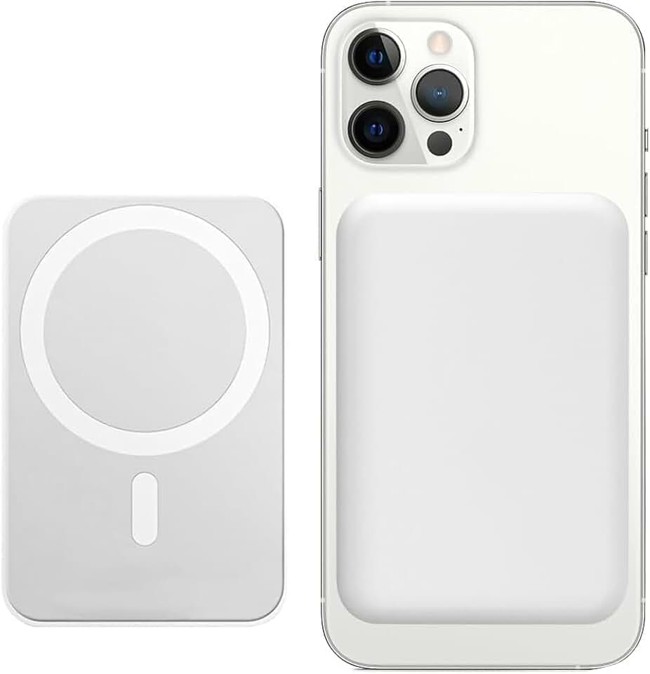 Power Bank Magnetico 10000mAh, Wireless Caricatore 20W Ricarica Rapida Powerbank, Magnetico Caricatore Inalámbricos Portatile Batteria Esterna per iPhone 17 16 15 14 13 12 Pro Max Mini Plus Samsung