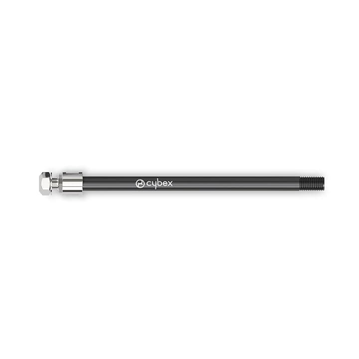 Cybex Perno passante per rimorchio per bici Cybex con perno posteriore da 12 mm, 169 - 184 mm (M12 x 1.0), Nero
