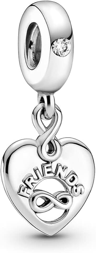 PANDORA Charm a tema amicizia, in argento sterling