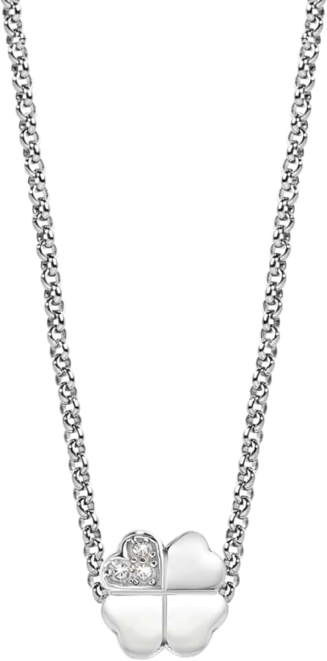 Morellato Collana da donna, Collezione Drops, in acciaio e cristalli - SCZ669