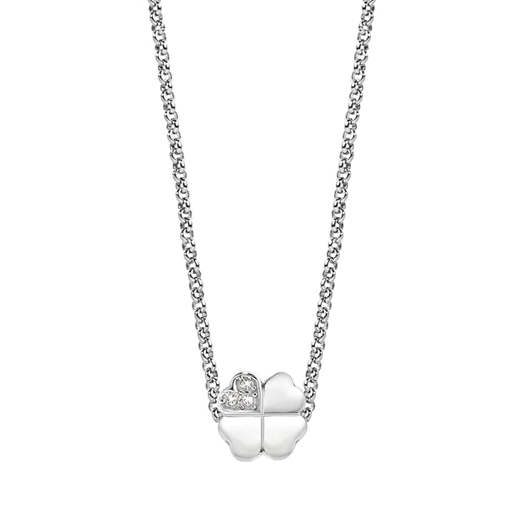 Morellato Collana da donna, Collezione Drops, in acciaio e cristalli - SCZ669