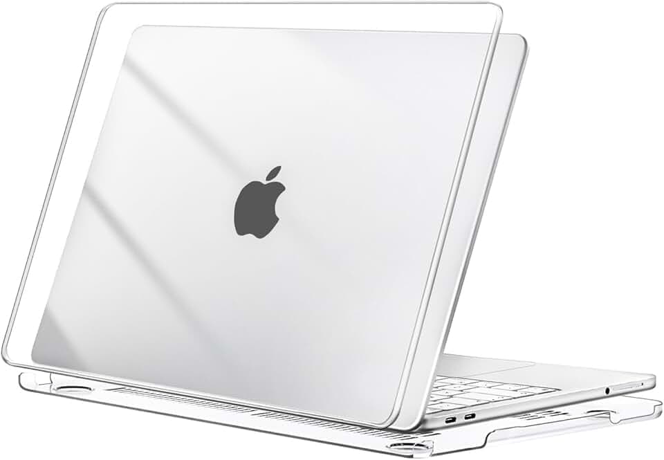 MOSISO Custodia Compatibile con MacBook Neo 13 pollici Cover, Modello A3404 Versione 2026 con Chip A18 Pro, Case Rigida Protettiva Antigraffio, Cristallino