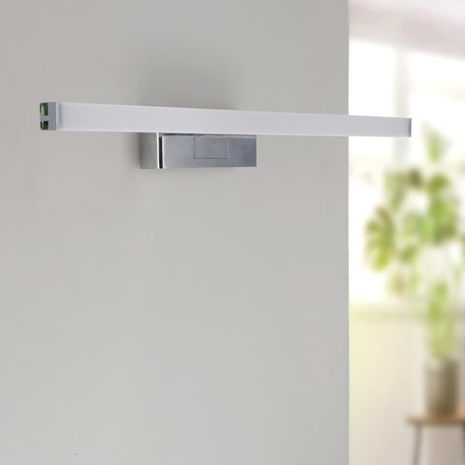 M Ledme - Luce LED per specchio da bagno Mirror, 6W, 40 cm, bianco neutro 4000K, impermeabile IP44, montaggio su specchi, mobili o pareti (facile) 400X45X103H mm