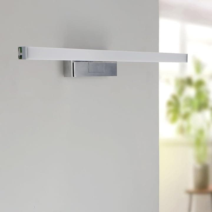 M Ledme - Luce LED per specchio da bagno Mirror, 6W, 40 cm, bianco neutro 4000K, impermeabile IP44, montaggio su specchi, mobili o pareti (facile) 400X45X103H mm