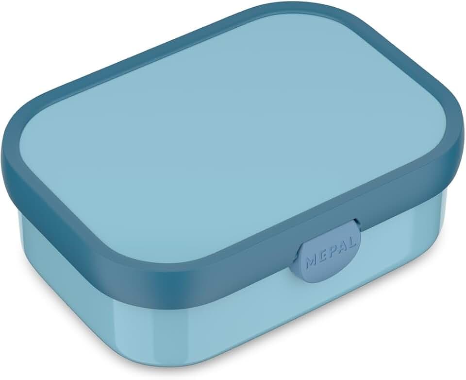 Mepal - Lunch box Campus – Contenitore per il pranzo per bambini – Contenitore per il pranzo con scomparto per bento e forchetta – Meal Prep Box con chiusura a clip – Senza BPA e lavabile in