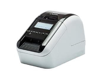 Brother QL-820NWB Stampante di Etichette, Wi-Fi, Bluetooth 2.1, USB 2.0, Schermo LCD, Cutter Automatico, Stampa a Nero e Rosso [Provenienza Regno Unito]