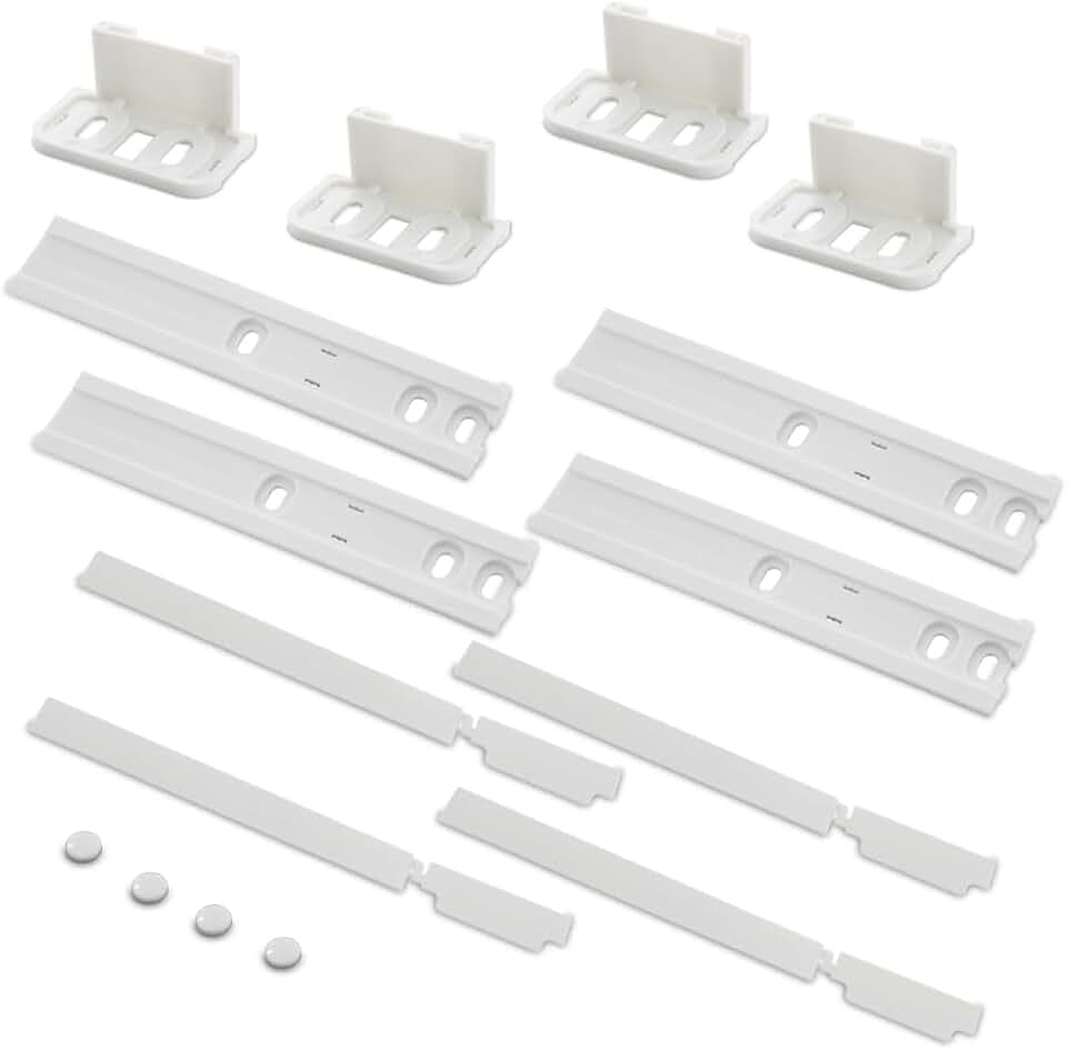 Kit 4 Guide Porta Frigorifero Incasso Compatibili Ariston Indesit Whirlpool