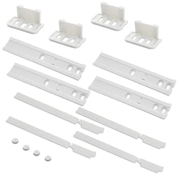 Kit 4 Guide Porta Frigorifero Incasso Compatibili Ariston Indesit Whirlpool