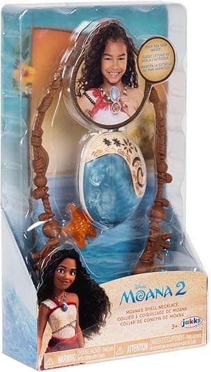 Jakks Pacific Jakks Disney Moana 2 - Collana con conchiglia e stella marina