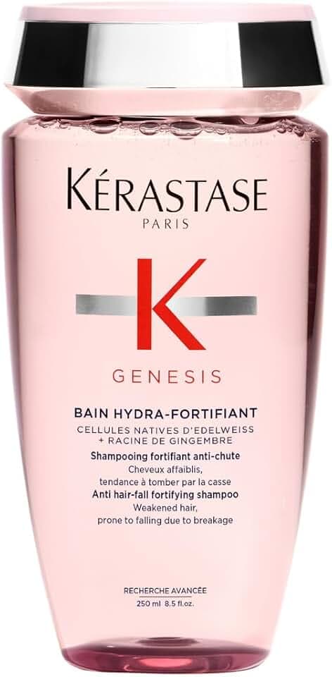 Kérastase, Genesis, Shampoo Professionale Fortificante per Capelli Indeboliti, Capelli Sani e Forti, Con Cellule Native di Stella Alpina e Radice di Zenzero, Bain Hydra-Fortifiant