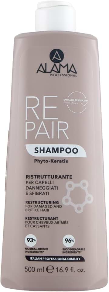 Alama Repair Shampoo Capelli Ristrutturante Con Keratin 500ml