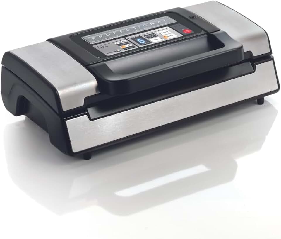 LAICA VT3120 Macchina Sottovuoto Professionale - 2 Rotoli Inclusi, Nera