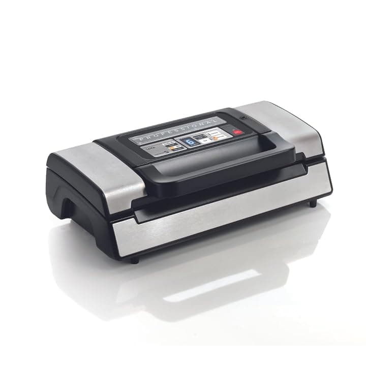 LAICA VT3120 Macchina Sottovuoto Professionale - 2 Rotoli Inclusi, Nera