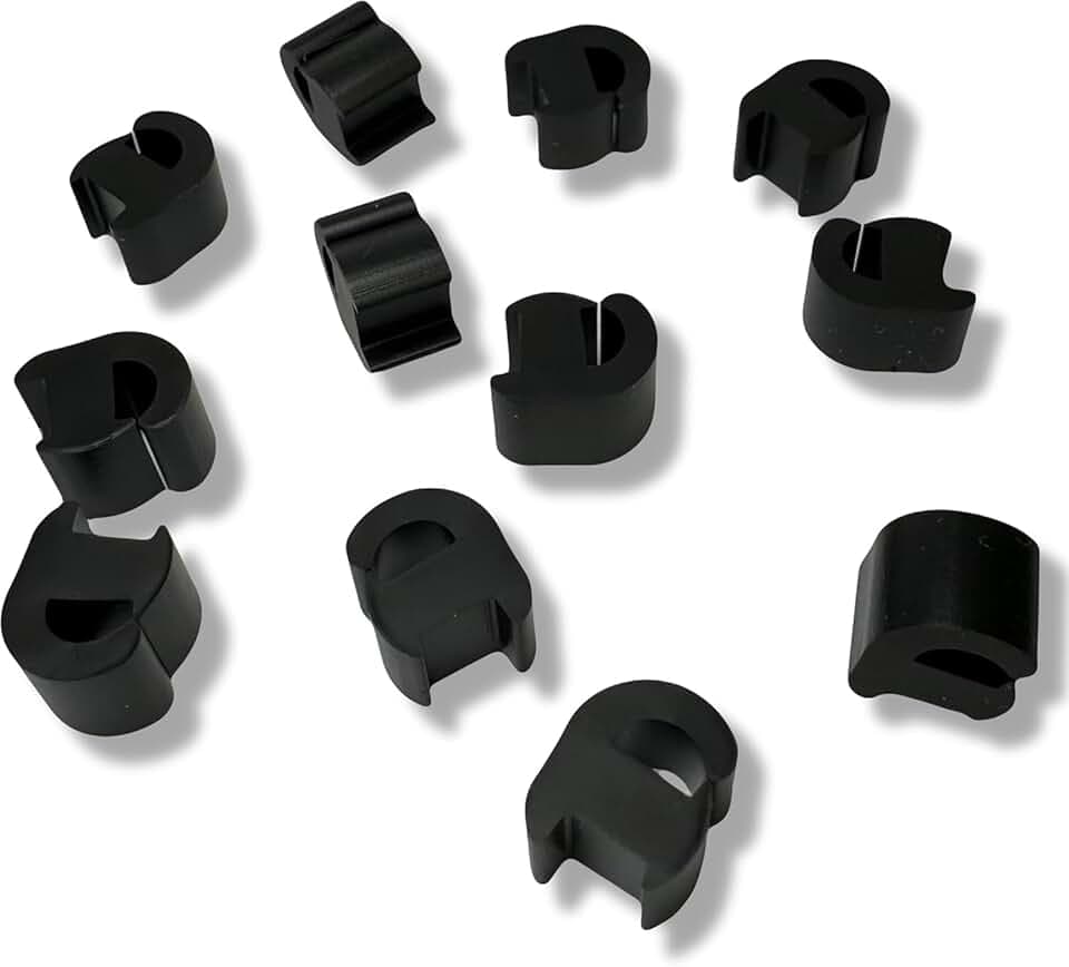 KIT 12PZ GOMMINI PIEDINI IN GOMMA GRIGLIA PIANO COTTURA CUCINA COMPATIBILE CON FRANKE HOTPOINT ARISTON REX ELECRTOLUX ZANUSSI