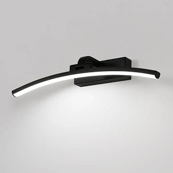 DELIPOP Luce Specchio Bagno Led 40cm,8W Lampada da Specchio IP44 6500K Nero