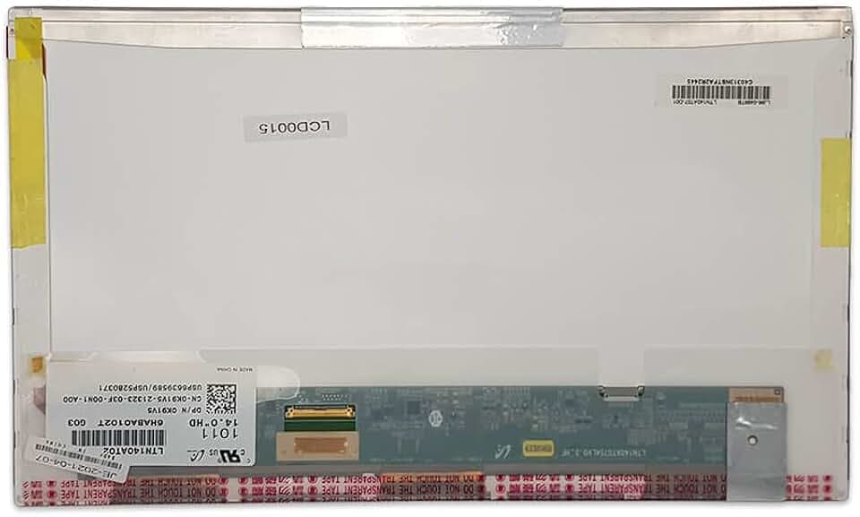 new net Pannello LCD - Schermo Monitor Display Compatibile per B140XW01 V.9 BT140GW01 V.0 BT140GW01 V.2 BT140GW01 V.4 BT140GW01 V.5 [ 14 Pollici HD - 1366 * 768-40 Pin ]