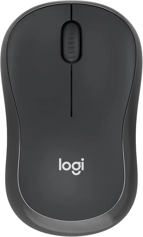 Logitech M240 Silenzioso Bluetooth Mouse, Wireless, Compatto, Portatile, Smooth Tracking, durata batteria 18 mesi, per Windows, macOS, ChromeOS, Compatibile PC, Mac, Laptop, Tablet - Grafite Carbon Neutral Certified by SCS Global Services