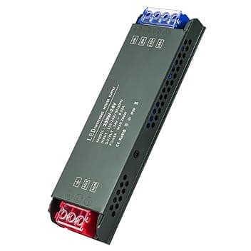 URAQT Trasformatore da 220V a 24V, Alimentatore LED 200W, Ultra Sottile Driver di Tensione Costante, Senza Rumore, per Bassa Tensione Striscia e Lampade LED