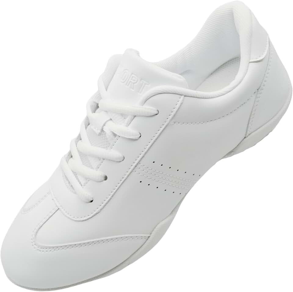 Scarpe Danza Cheer Pelle Bianche per Bimbi e Donne