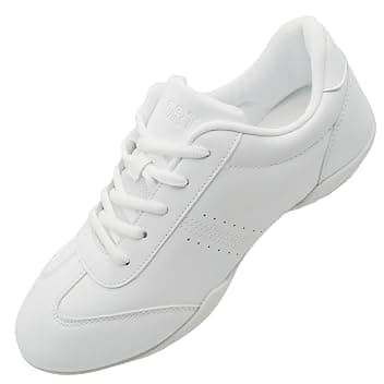 Scarpe Danza Cheer Pelle Bianche per Bimbi e Donne