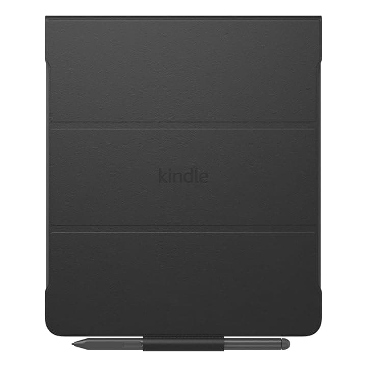 Custodia per Amazon Kindle Scribe, con apertura a libro e aggancio magnetico, in pelle, elegante custodia protettiva | Materiali di origine vegetale