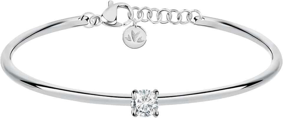 Morellato Bracciale Donna Collezione Cerchi, Acciaio Inossidabile, Pietra - SAKM63