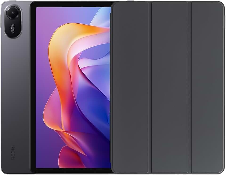 XIAOMI Redmi Pad 2 con cover, 8+256 GB,Display 11" 2.5K definito, Batteria 9000mAh(typ), Processore Helio G100-Ultra, Quad speakers audio immersivo, Gray, Garanzia 2 anni (alimentatore non incluso)