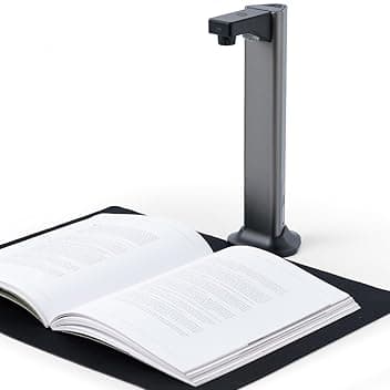 Scanner Portatile A3 Professionale: Fotocamera 13MP Porta USB ad Alta Velocità Tecnologia TTS e OCR Compatibile Mac/Windows Ideale per Libri e Documenti in Ufficio/Casa/Biblioteca/Scuola