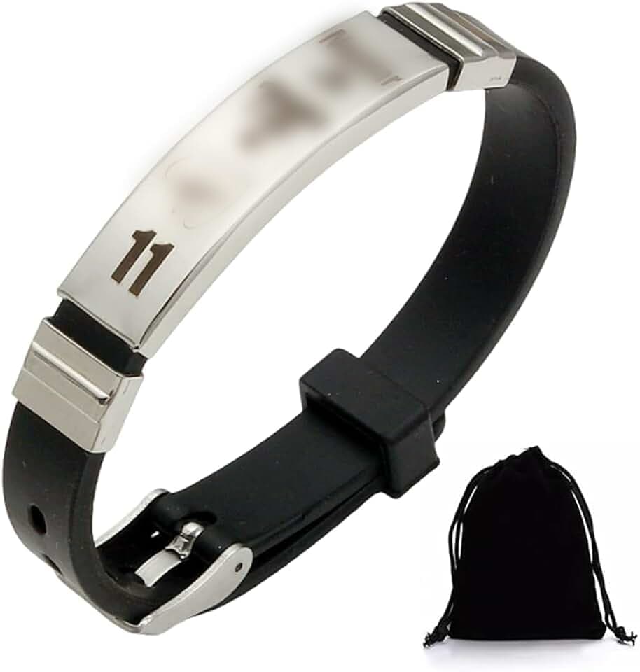 IKOPFLN 1 Pezzi Idee Regalo Ragazzo,Ney mar Braccialetto di Calcio Basketball per Ragazzi, Regali Compleanno Natale per Figli, Nipoti, Regalo Ragazzo 8 9 10 11 12 13 Anni Maschio Bracciale Bambino