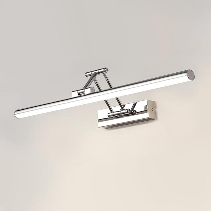 LED Specchio Lampada 10W 720 Lumen Bagno Specchio Bianco Neutro 4000K Bagno Lampada IP44 Impermeabile No Flicker 230V (Cromo, 60CM)
