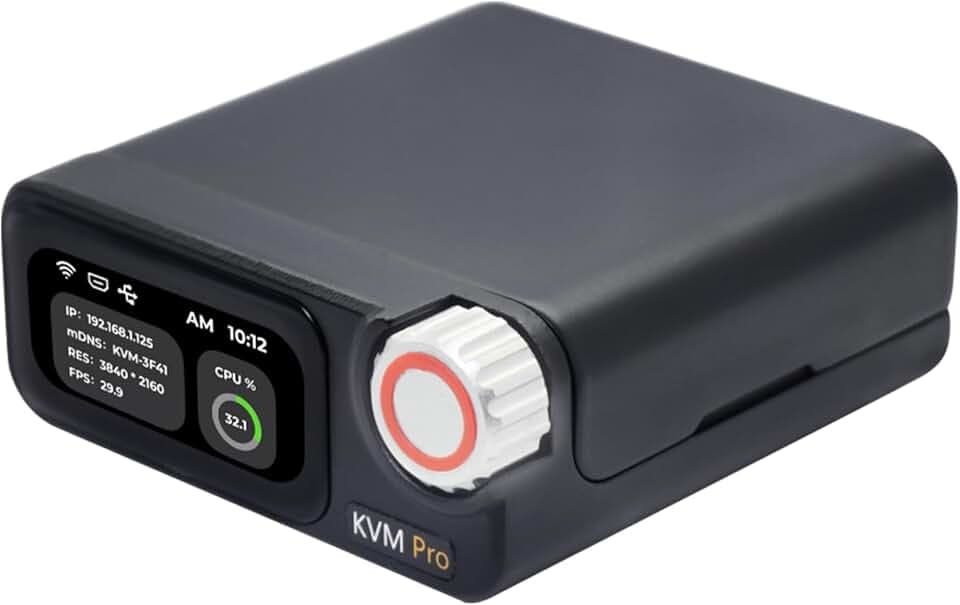 Sipeed NanoKVM Pro Nano 4K KVM over IP, 2x A53 CPU 1GB LPDDR4X 32GB eMMC, 1000M Ethernet POE WiFi 6, per server remoto ATX Power Control Batch Management (Desk,ETH POE WIFI,LED Strip)