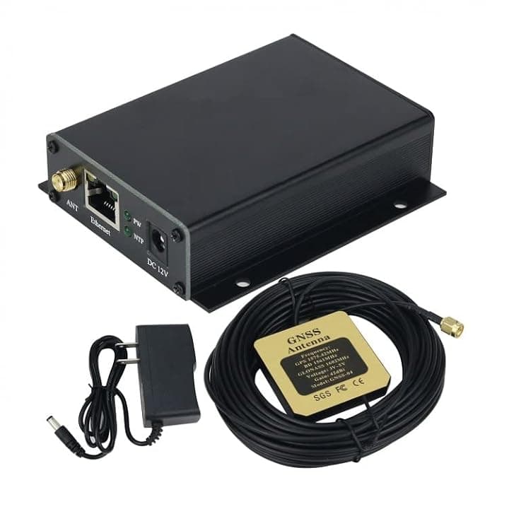 FC-NTP-Mini NTP Server Desktop Network Con Una Porta Ethernet per GPS Beidou GLONASS QZSS