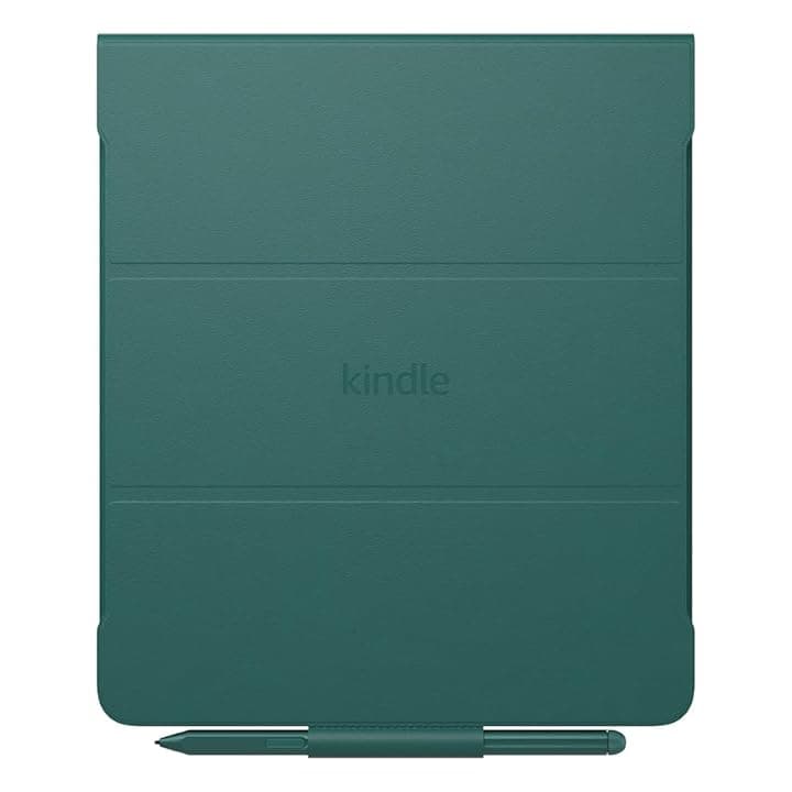 Custodia per Amazon Kindle Scribe, con apertura a libro e aggancio magnetico, in pelle, elegante custodia protettiva | Materiali di origine vegetale