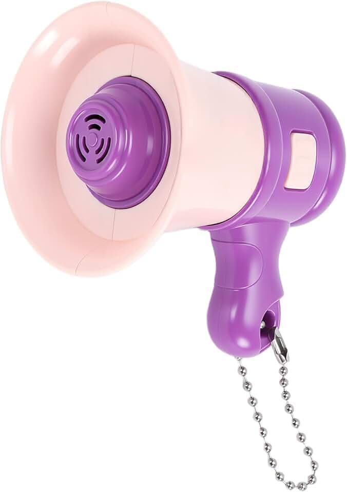 Mini Megafono, Altoparlante Megafono Portatile Compatto con Funzione di Registrazione e Suono Chiaro, per Venditori Ambulanti, Eventi Scolastici, attività All'aperto