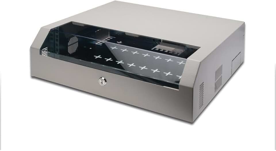 Digitus Armadio Di Rete 19 Pollici 3 U + 2 U - Montaggio Orizzontale A Parete - Compatto - Portata 30 Kg - Grigio