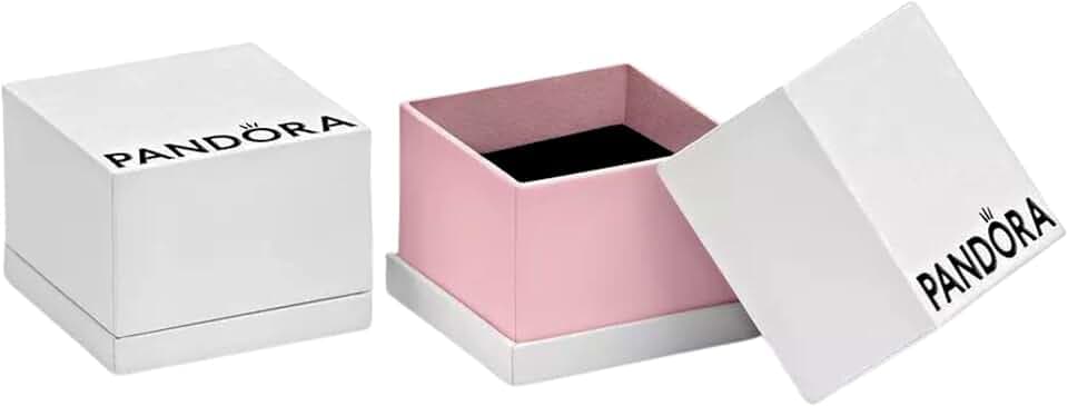 PANDORA Confezione Gioielli Regalo da Donna (5x5x4 cm)