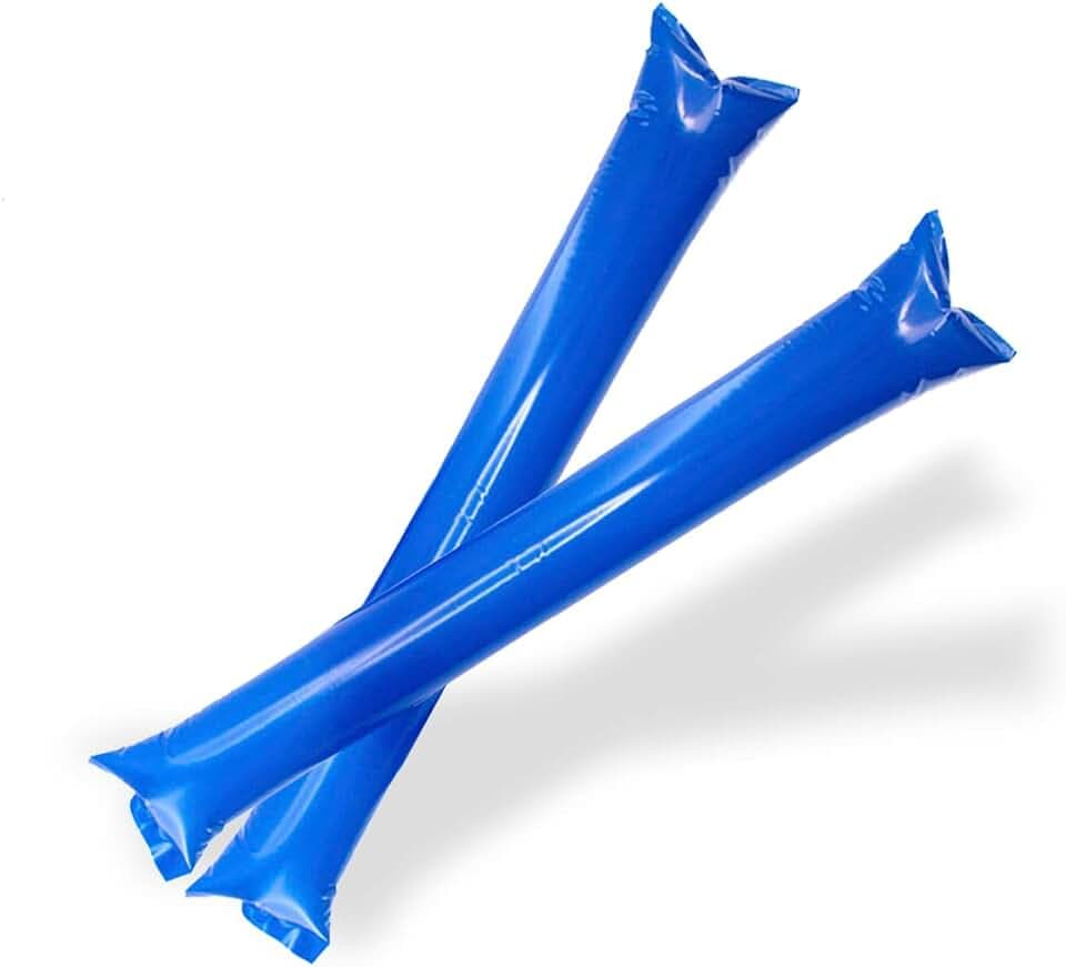 Confezione da 100 Bastoni Gonfiabili Riutilizzabili. Bam Bam Thunder per Animazione e Fare Il Tifo. Cotillon Sportivo e Celebrazioni