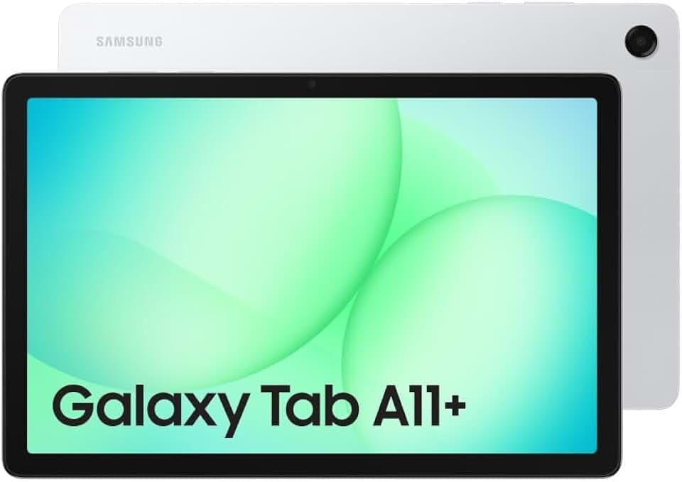 Samsung Galaxy Tab A11+, Tablet Android, WiFi, 8GB RAM, 256GB, 11.0" 90Hz Display, Silver [Versione Italiana]
