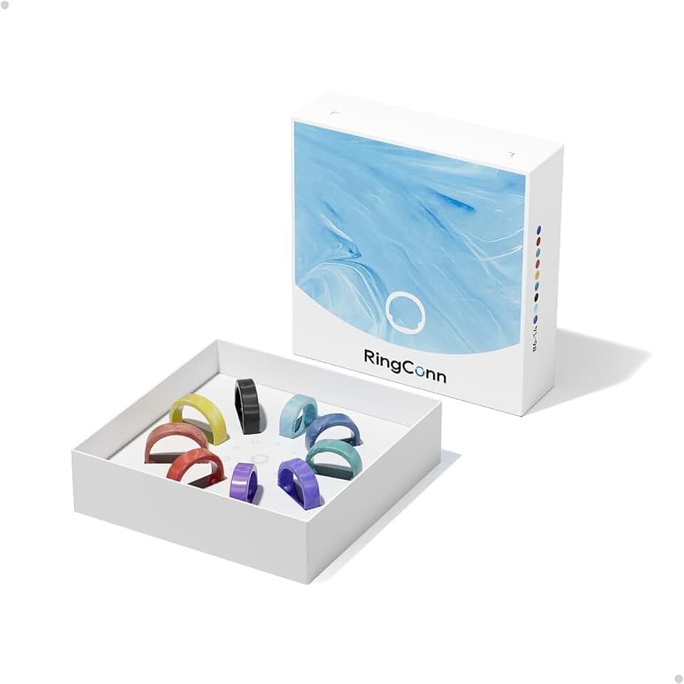 RingConn RingConn Smart Ring Sizing Kit - Dimensioni prima dell'acquisto - Misure da 6 a 14 - Trova la misura perfetta per anello intelligente