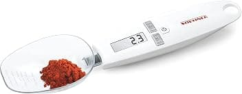 Soehnle Cooking Star Bilancia cucina digitale a cucchiaio, Bilancia da cucina con ripartizione a 0,1 g e portata max di 500 g, Bilancia pesa alimenti