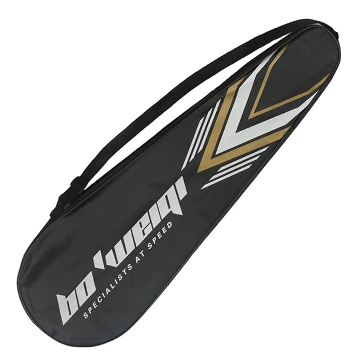 Borsa da Badminton Impermeabile per 2 Racchette, Zaino Sportivo Con Tasche e Chiusura Lampo