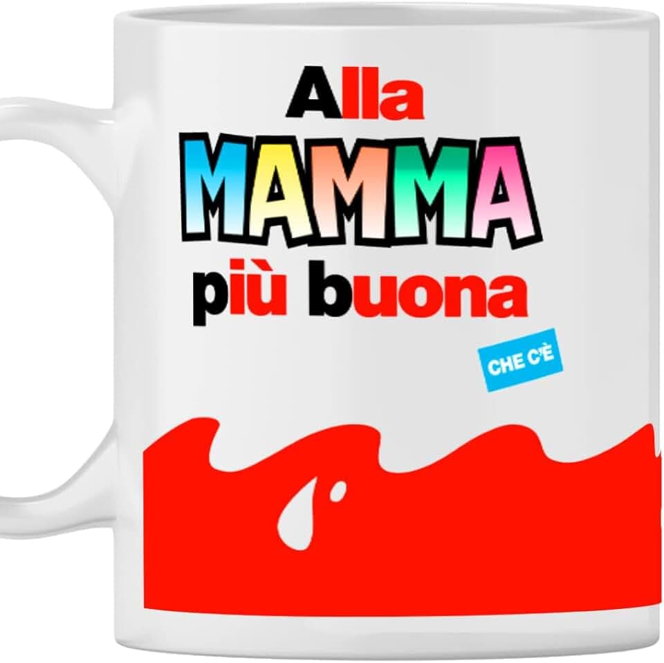 Generico Tazza regalo ironica e divertente per la mamma. Idea regalo perfetta per la Festa della Mamma, per il compleanno, per Natale - Mamma più Buona