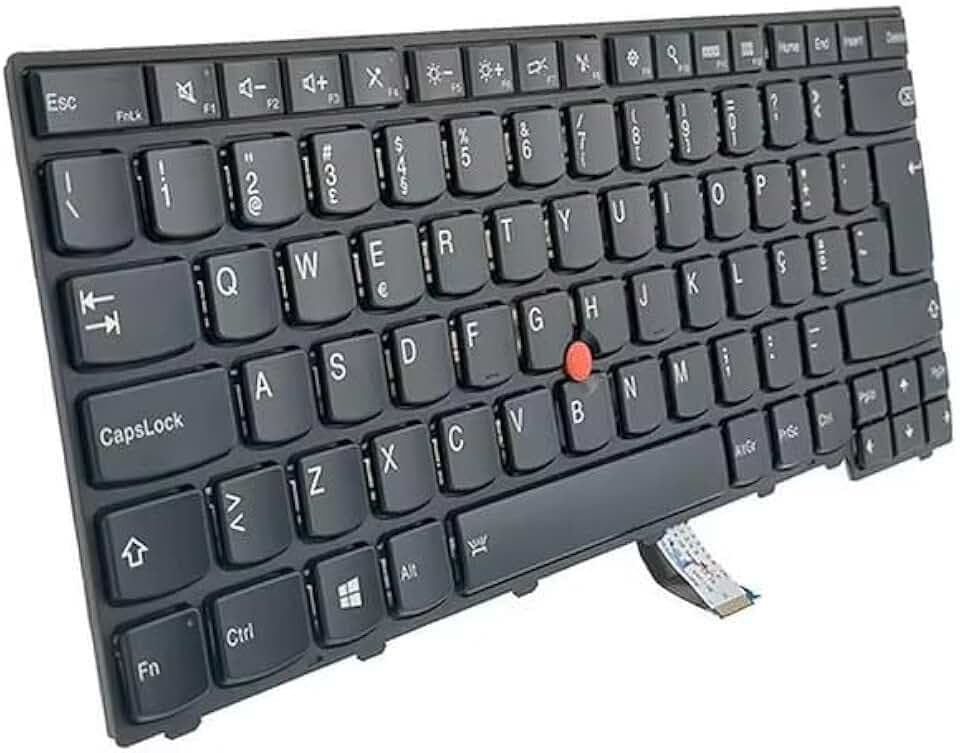 Tastiera per Notebook Lenovo ThinkPad T440, T440S, T440P, T431S, T450, T460, T450S, L440, L450, L460, E440, E450, CS13T-IT, 950Q6E, 0C02253, FRU 04Y0860, PARTS 0C02253 con Trackpoint (Layout Italiano)