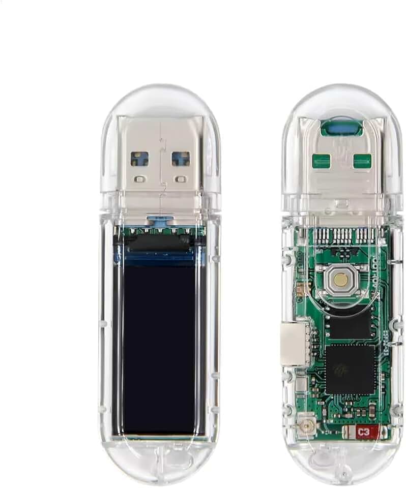 CEDER - Nerdminer V2 Mining Bitcoin BTC Miner Facilmente BTC Nerd Miner Pronto per l'uso già assemblato Lottery Miner (T-Dongle)