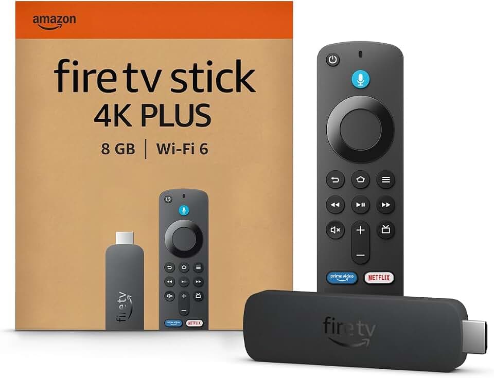 Fire TV Stick 4K Plus di Amazon, dispositivo per lo streaming con supporto per Wi-Fi 6, Dolby Vision/Atmos e HDR10+, trova serie TV più velocemente con Alexa+ Reducing CO2