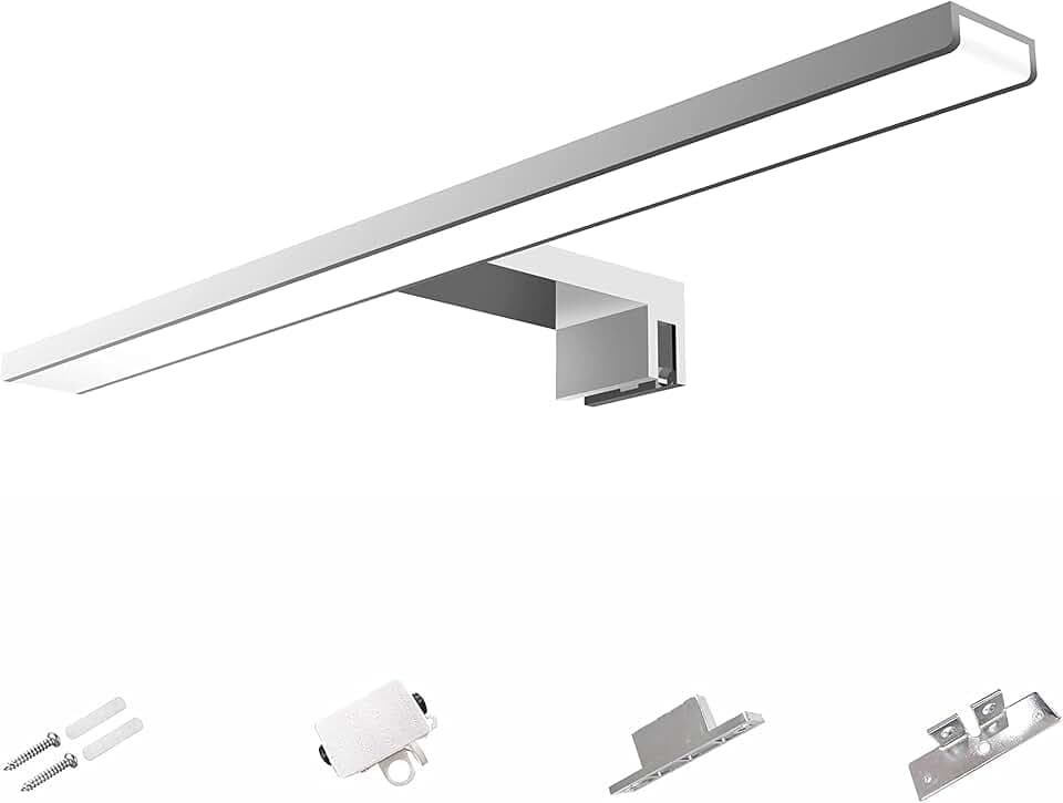 40 cm LED lampada da specchio da bagno 10W 700 lumen 230 volt 4000K alluminio pieno 3in1 specchio da bagno impermeabile IP44
